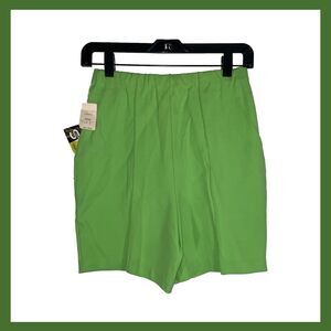 Vintage 1960s Gold Star Stretchknit Nylon Shorts NWT Lime Green Deadstock USA